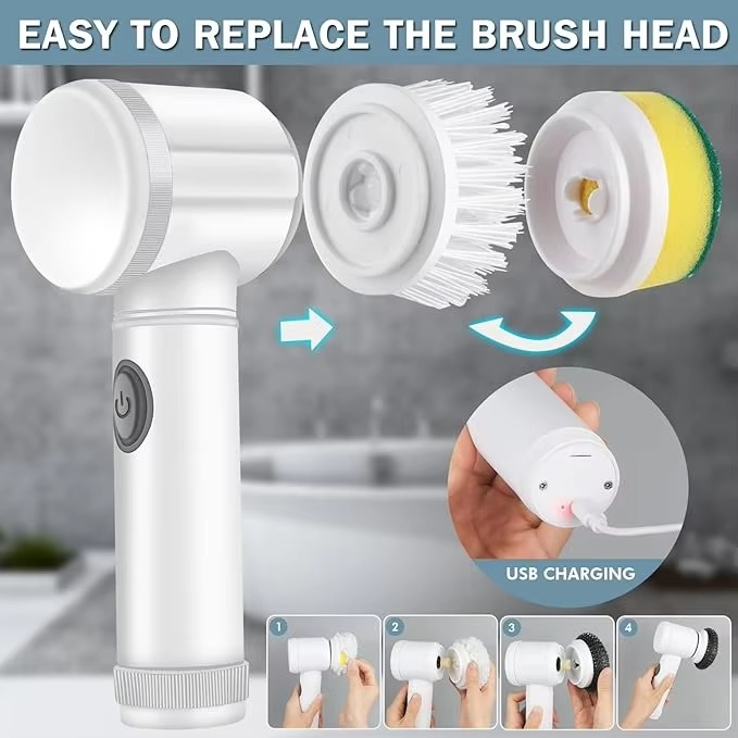 Cleaning Brush Bathtub Rechargeable