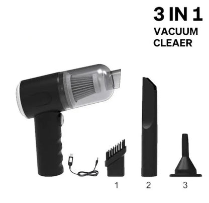 3-in-1 Rechargeable Vacuum Cleaner (carry box not included) WASHABLE FILTER