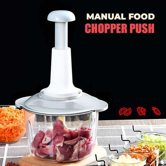 Double Blade Hand Push Chopper